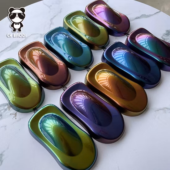 자동차 페인트 코팅용 색상 변경 카멜레온 진주 안료